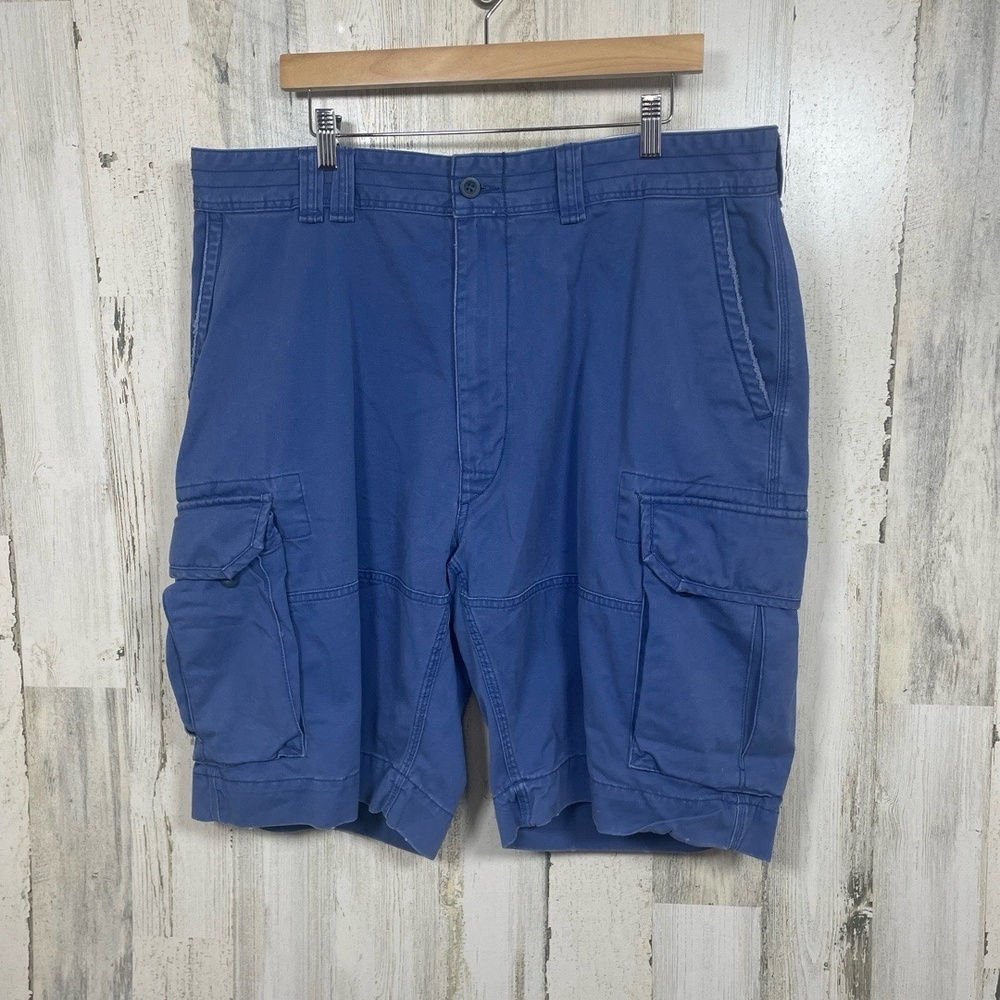 Polo Ralph Lauren Cargo Shorts Mens 42T Blue Casual Utility Durable Pockets